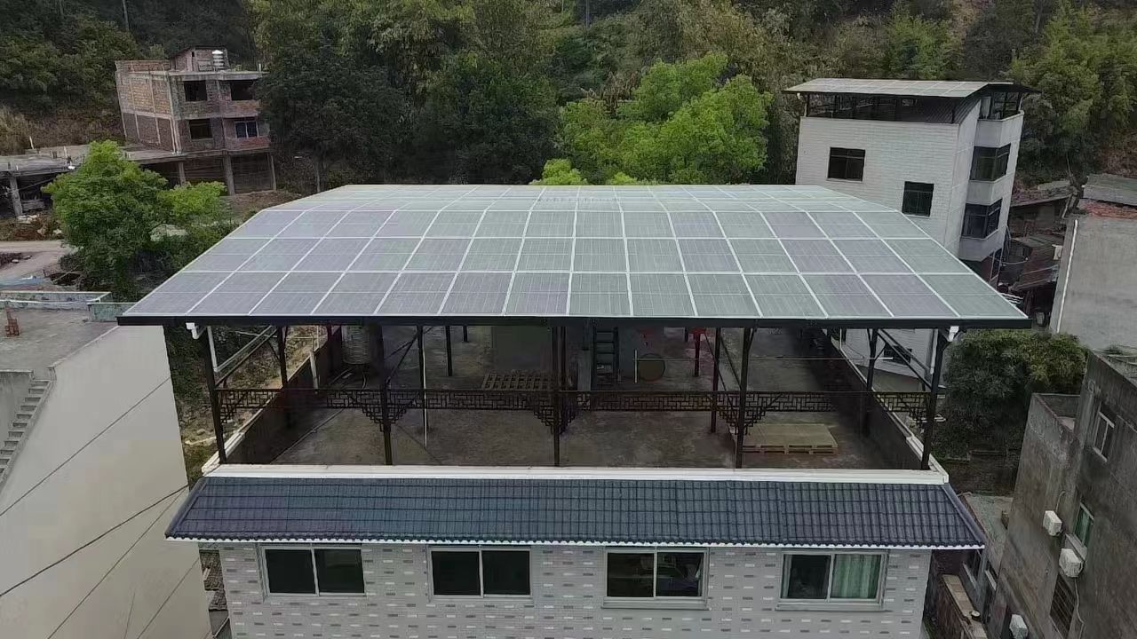 唐山15kw+10kwh自建别墅家庭光伏储能系统